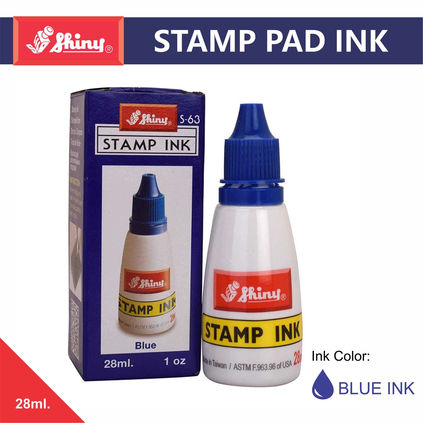 SHINY Stamp Pad Ink For All Stamp Pads 28 Ml