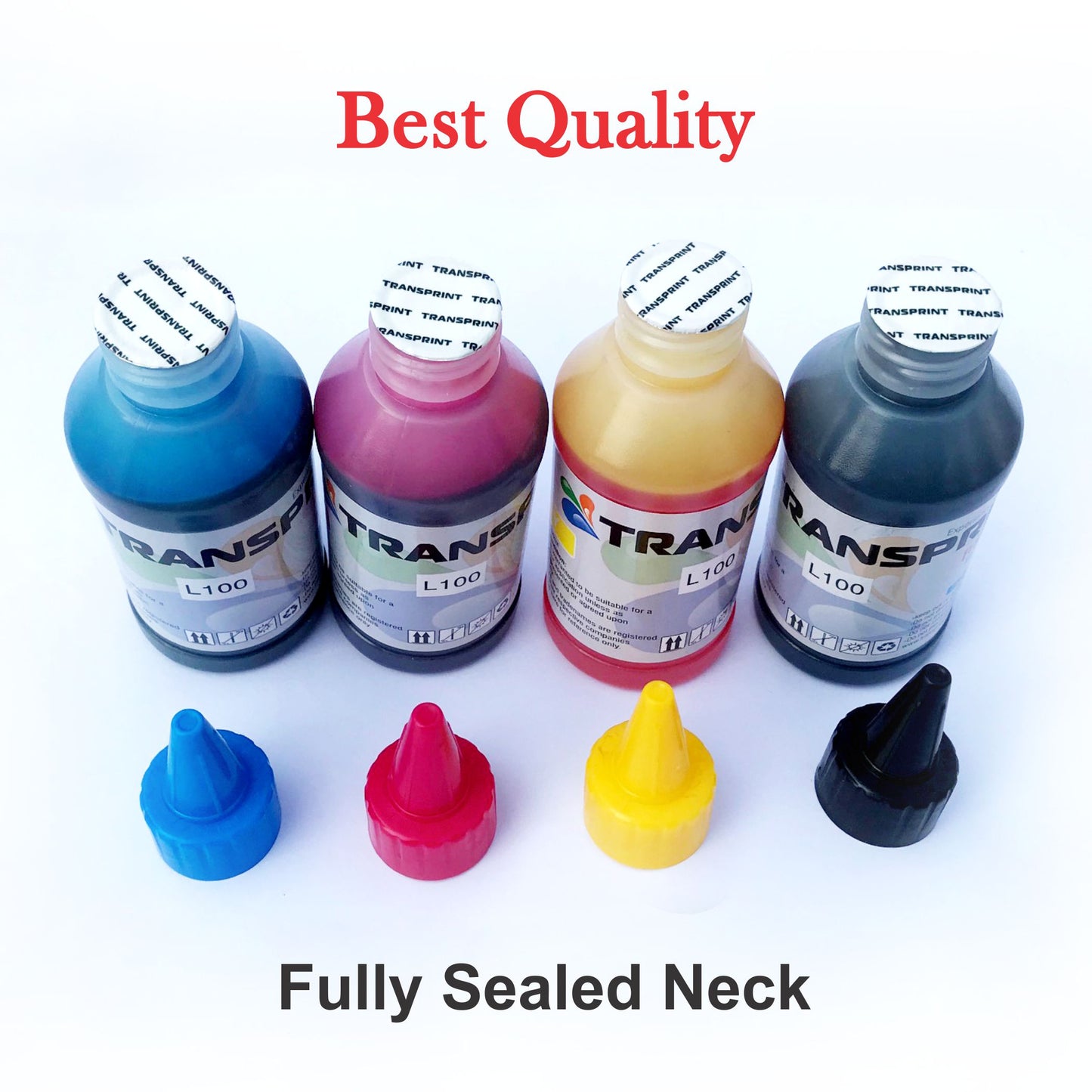 Transprint Dye Ink – 4 Color Set (100ml Each)