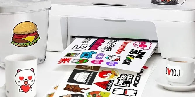 Printable Vinyl Sticker Paper – A4 Size, Waterproof & Matte White