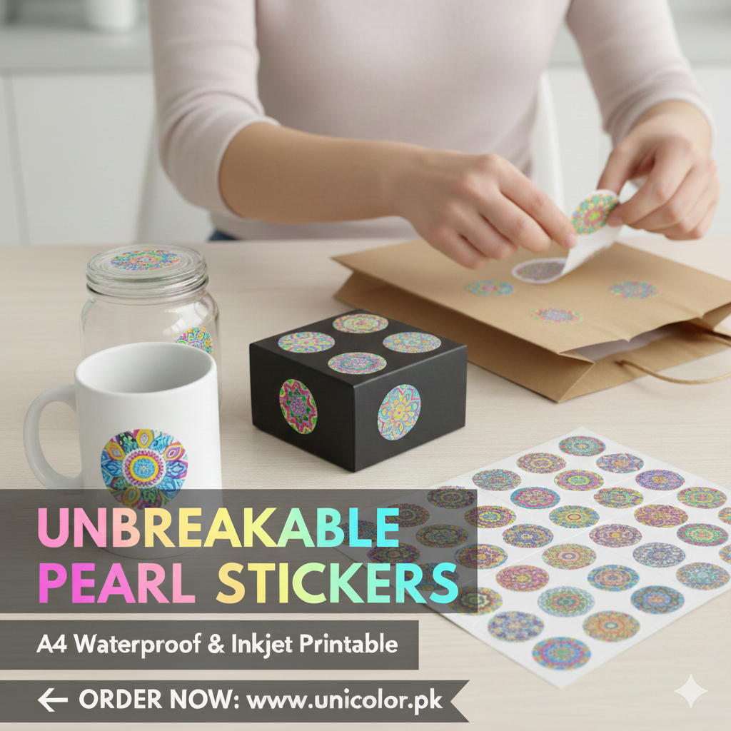 A4 Non Tear Pearl Sticker ( Waterproof)