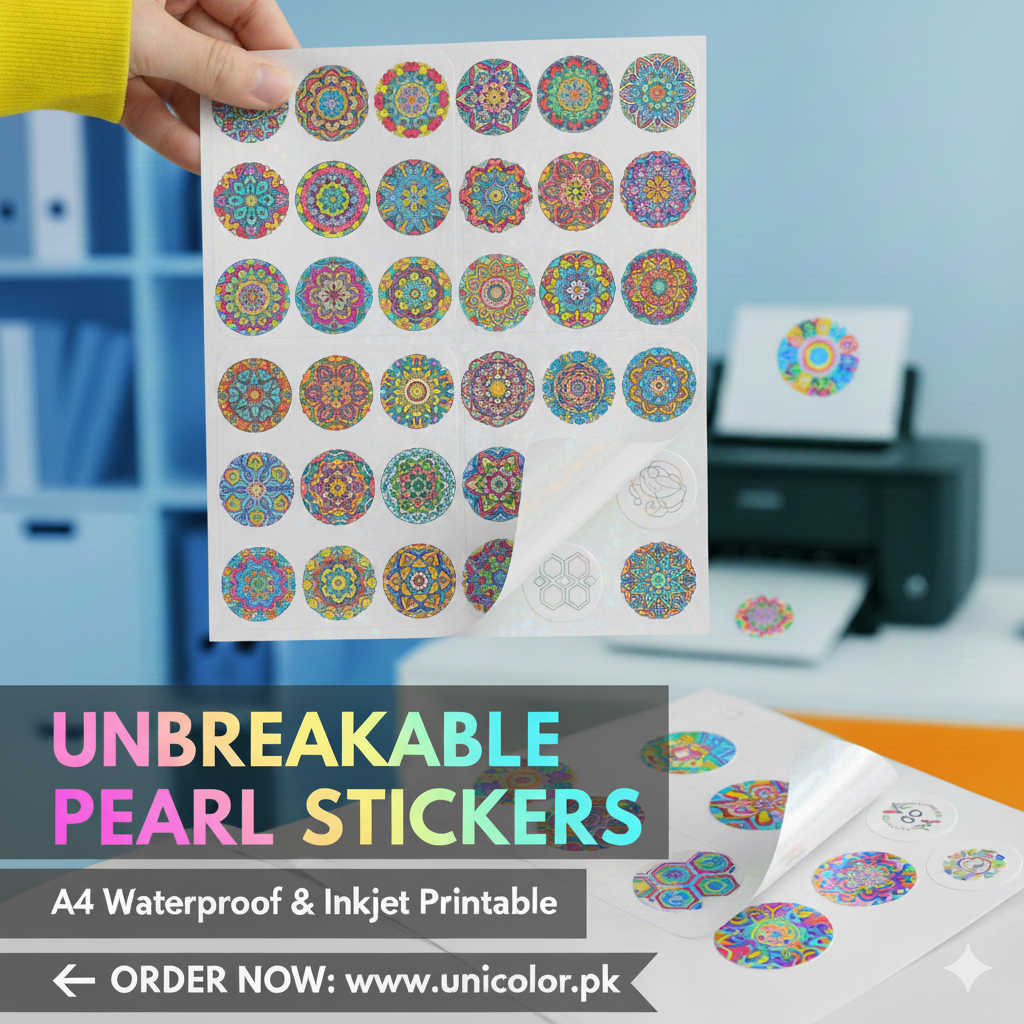 A4 Non Tear Pearl Sticker ( Waterproof)