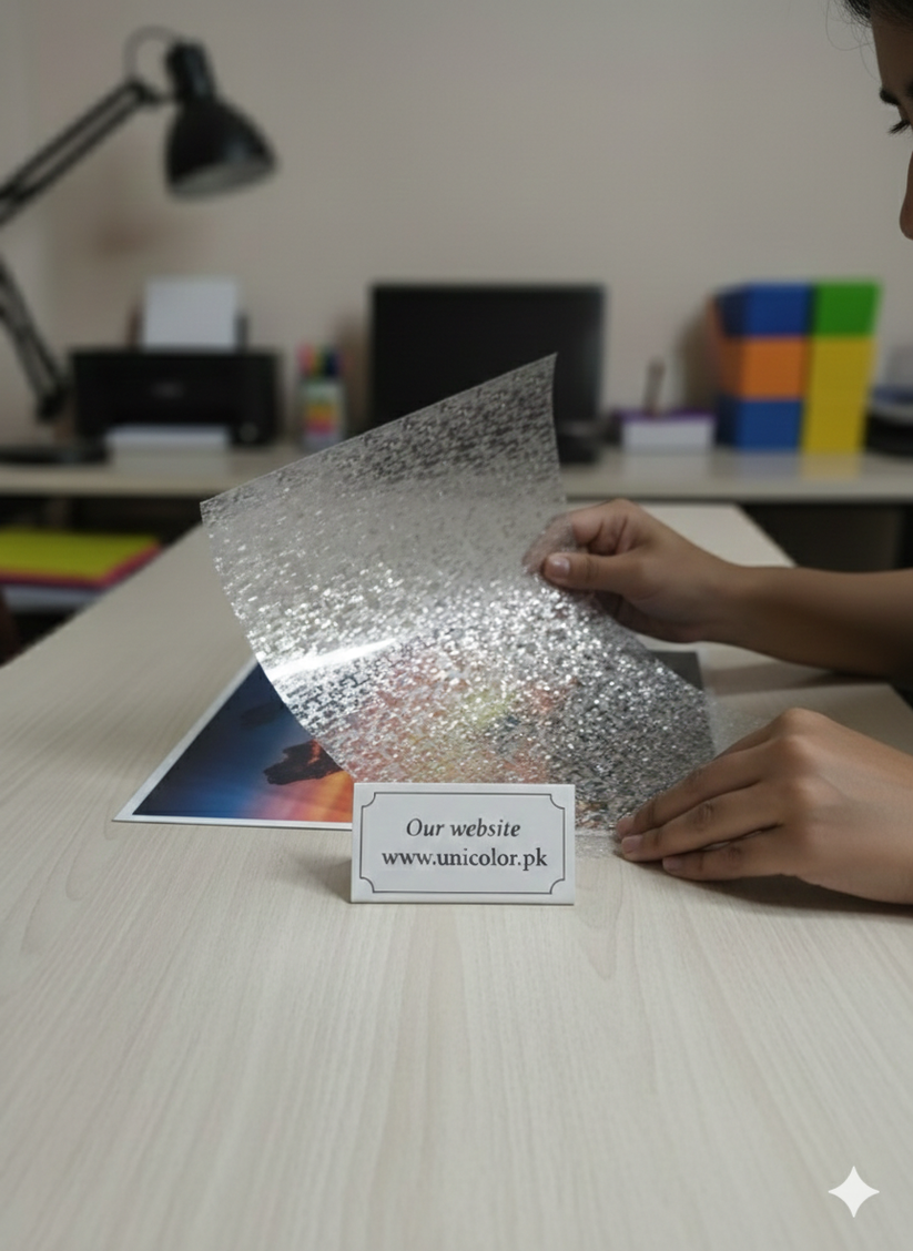 A4 Texture Cold Lamination Sheets – unicolor