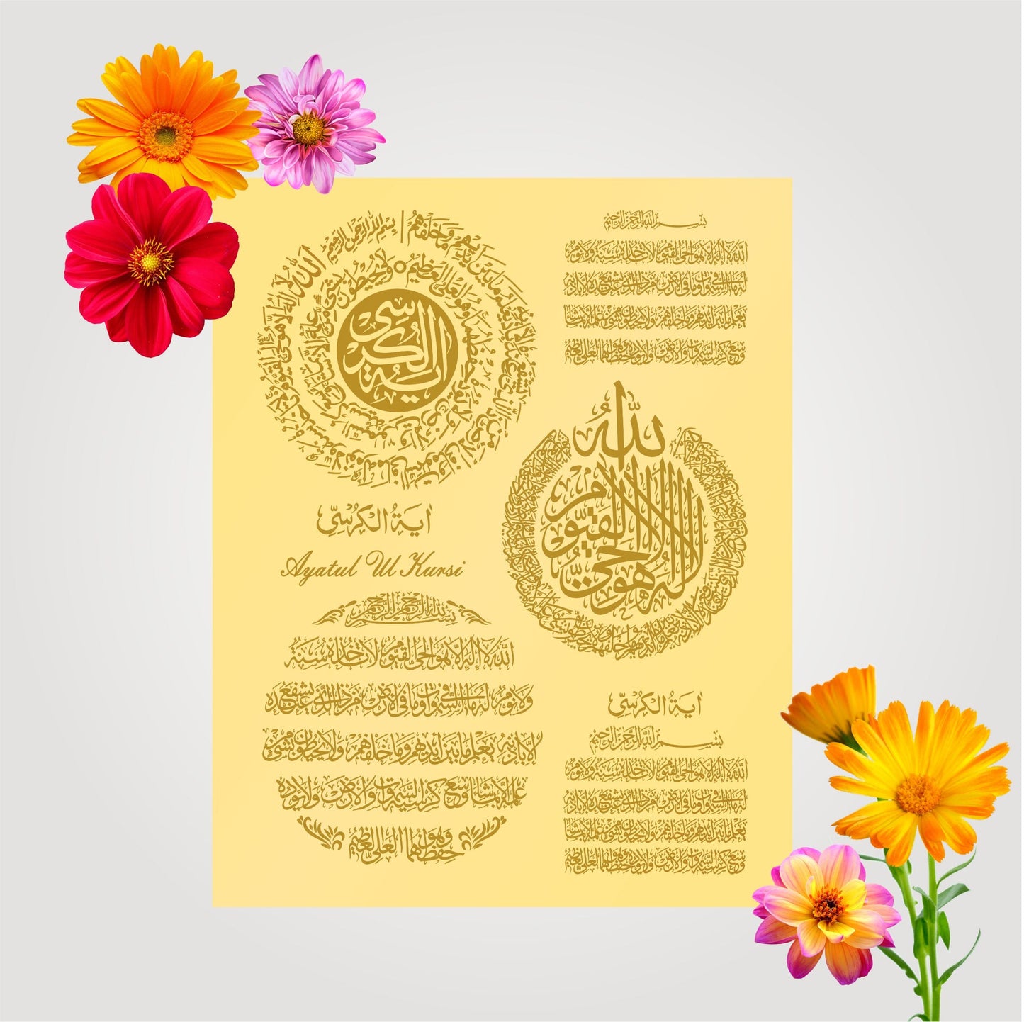 Transparent Foiled Printed Sticker Sheets Pack for Resin Art (MIX PACK)