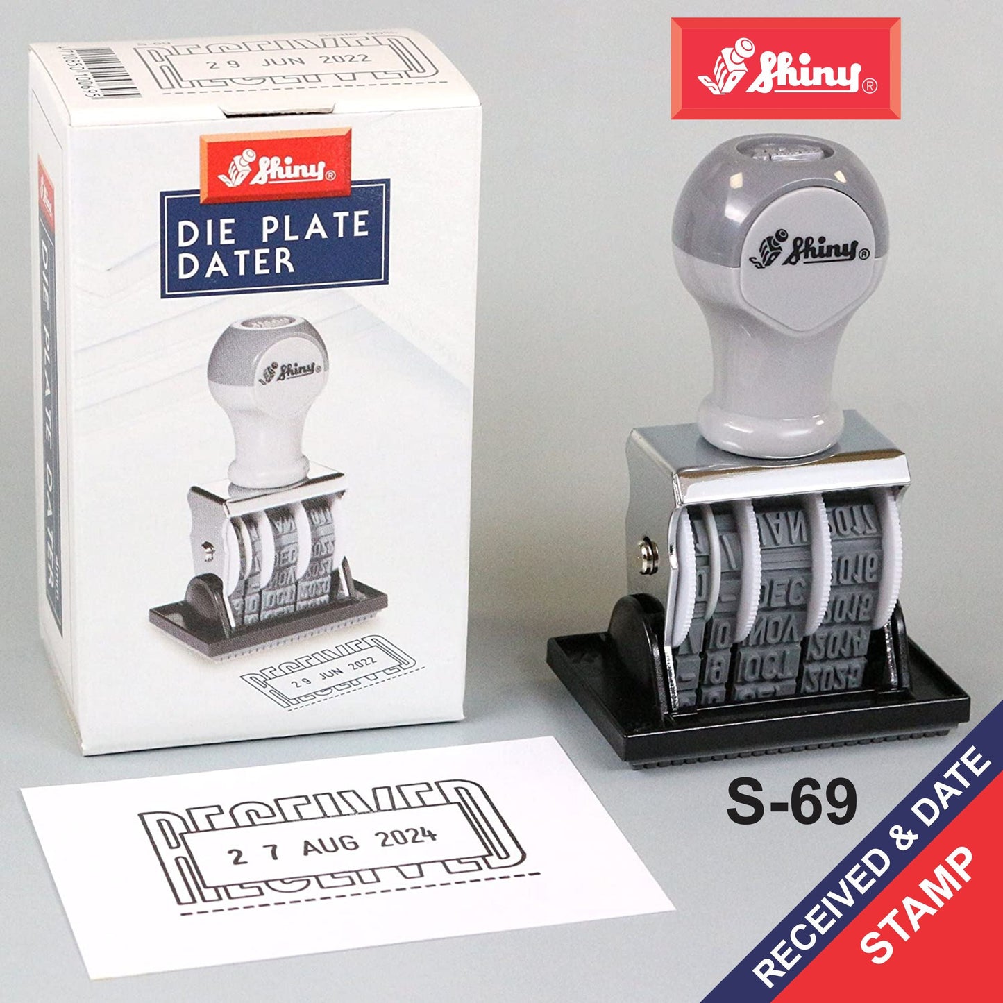 S-69 Shiny “RECEIVED” Stamp