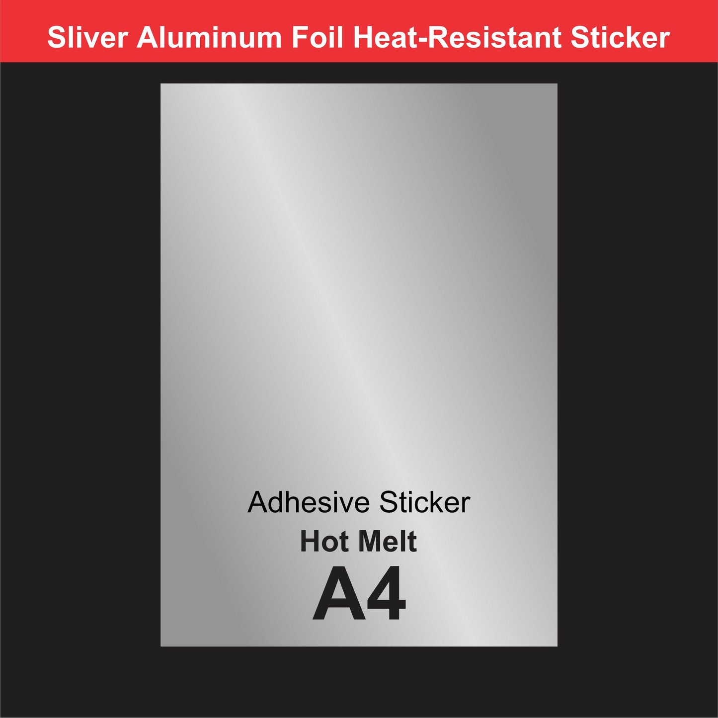Silver and Golden Foiled Sticker for Laser Printer