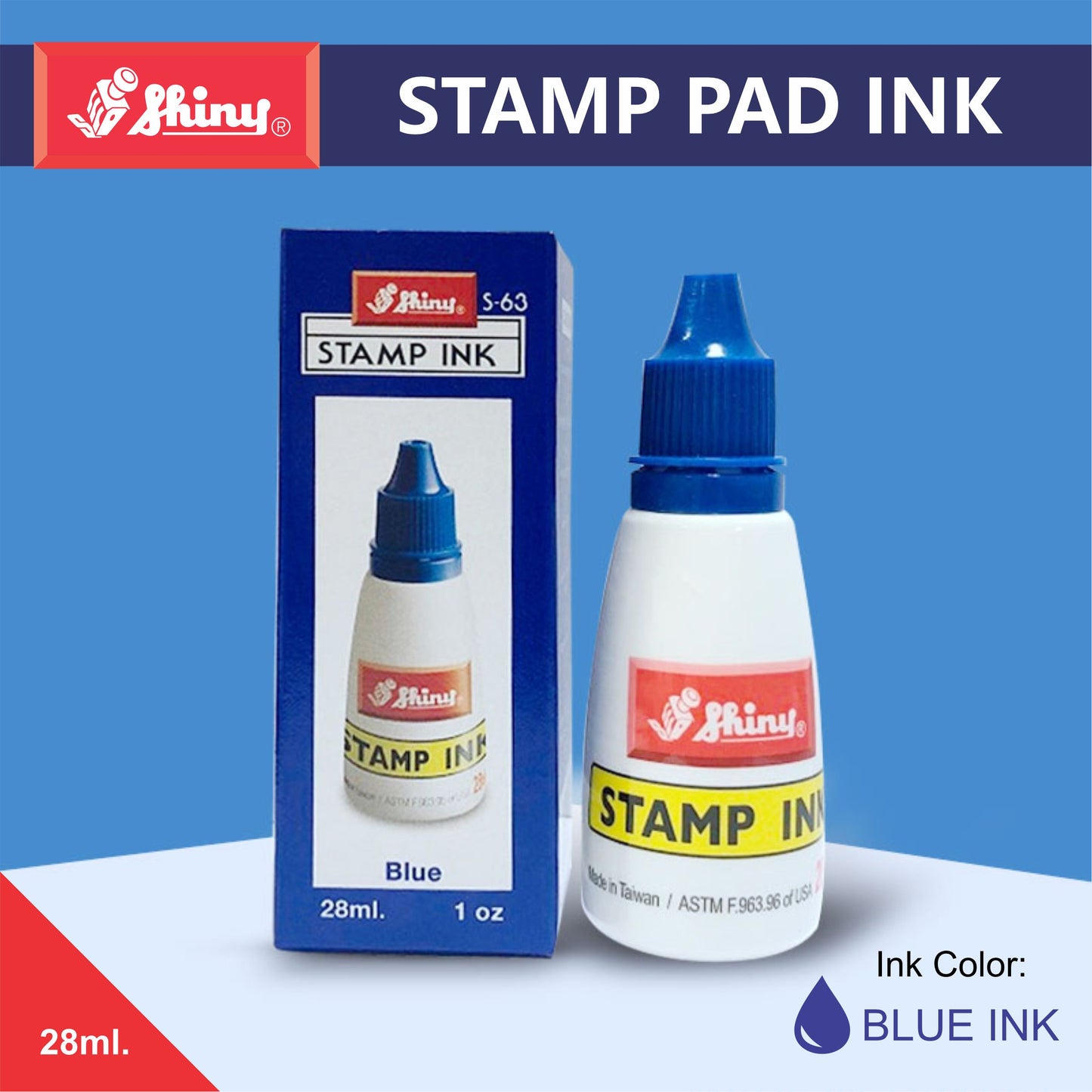 SHINY Stamp Pad Ink For All Stamp Pads 28 Ml