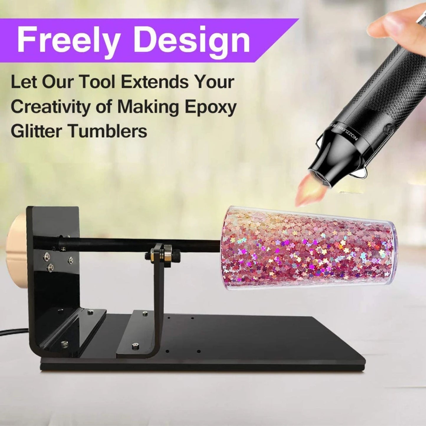 Mini 300W Electric Hot Air Gun 220V – DIY Heat Tool for Crafts, Mud Toys & Rubber