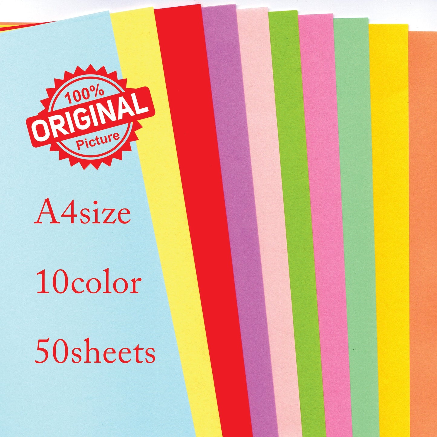 Colorful Paper set 50 and 100 sheets