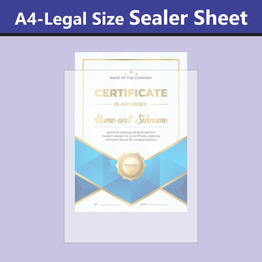 U-Shaped Document Sealer Sheets