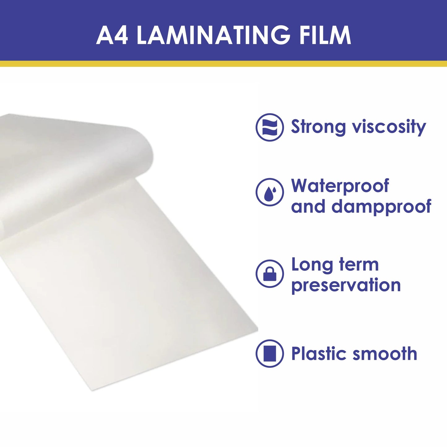 ECOTONE A4 Laminating Pouch Film 80 Micron (50 Sheets):