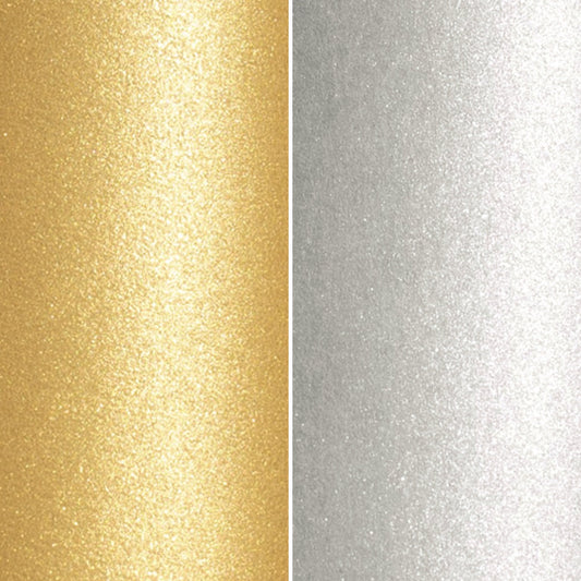 A4 Vinyl Sandy Gold & Sandy Silver Sticker Sheets – Inkjet Printable (Pack of 5 or 10)