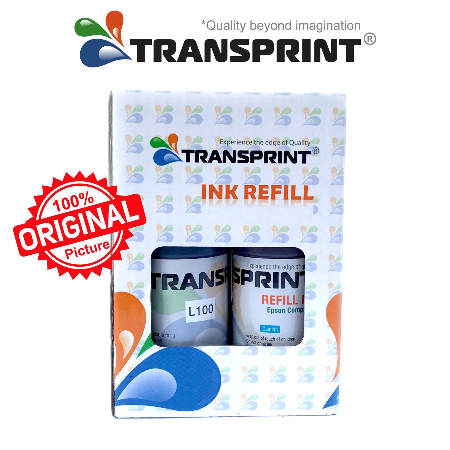 Transprint Dye Ink – 4 Color Set (100ml Each)