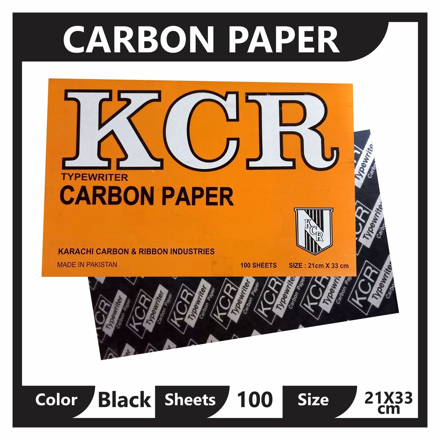 KCR A4 CARBON PAPER SHEETS