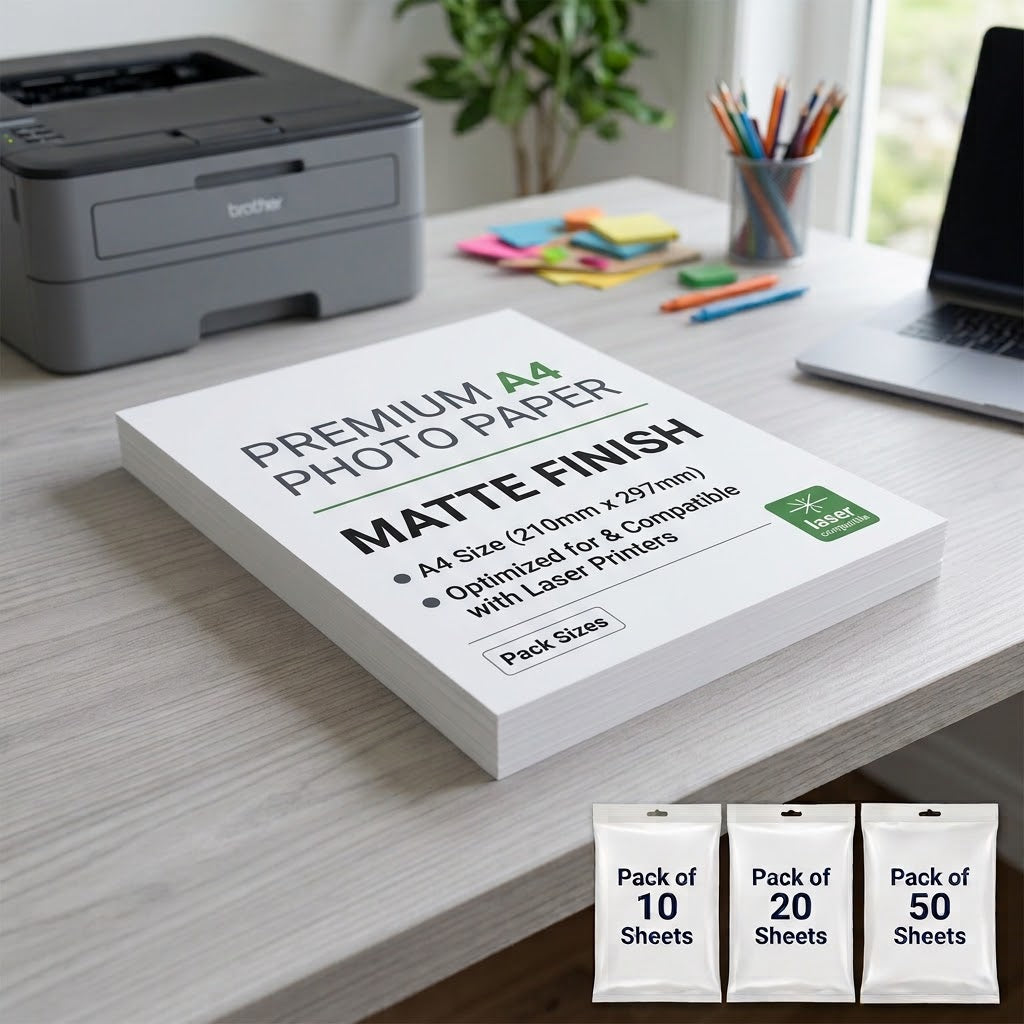 A4 Matte Sticker Paper for Laser Printer